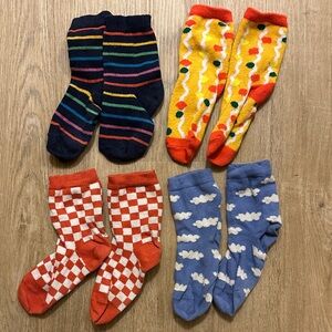 ✨Hanna Andersson Colorful Patterned Kids Socks Set